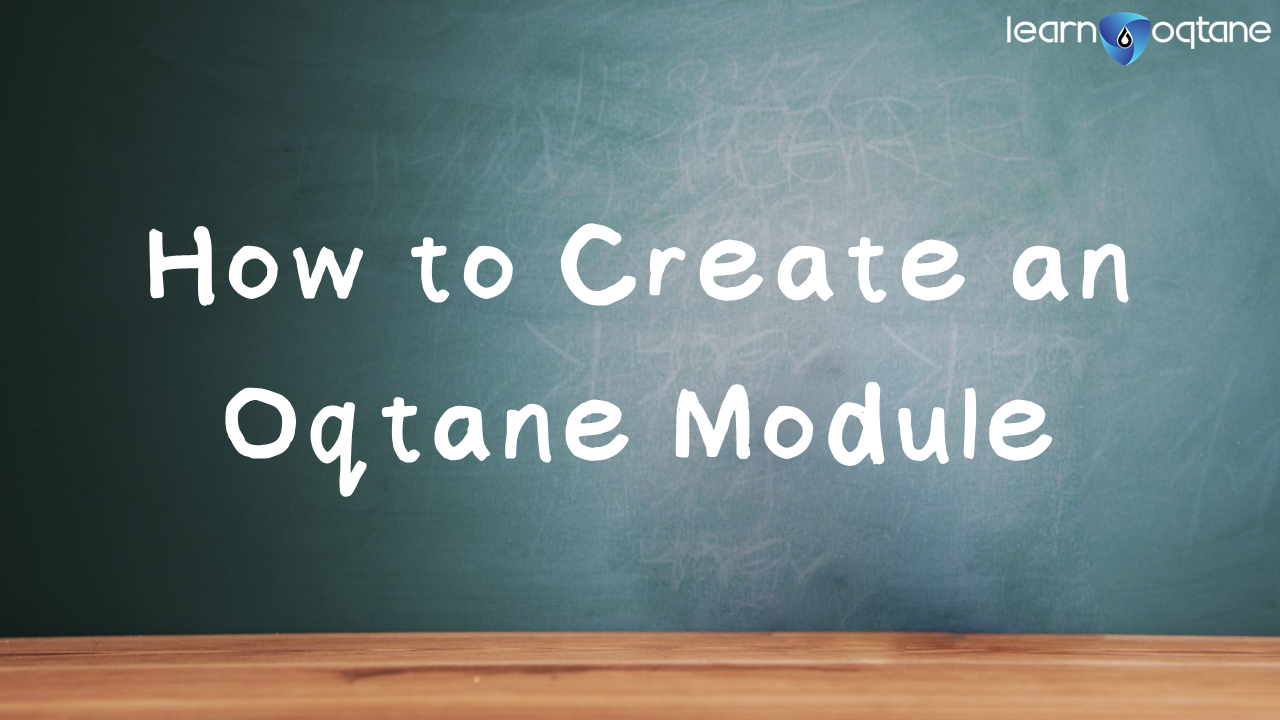 How to create an Oqtane Module
